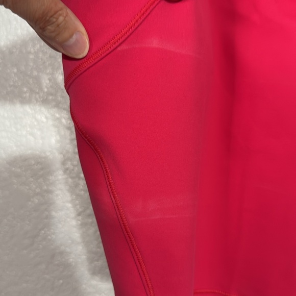 Lululemon Everlux Asymmetrical Tennis Tank size 6 in cherry mist - Picture 7 of 7